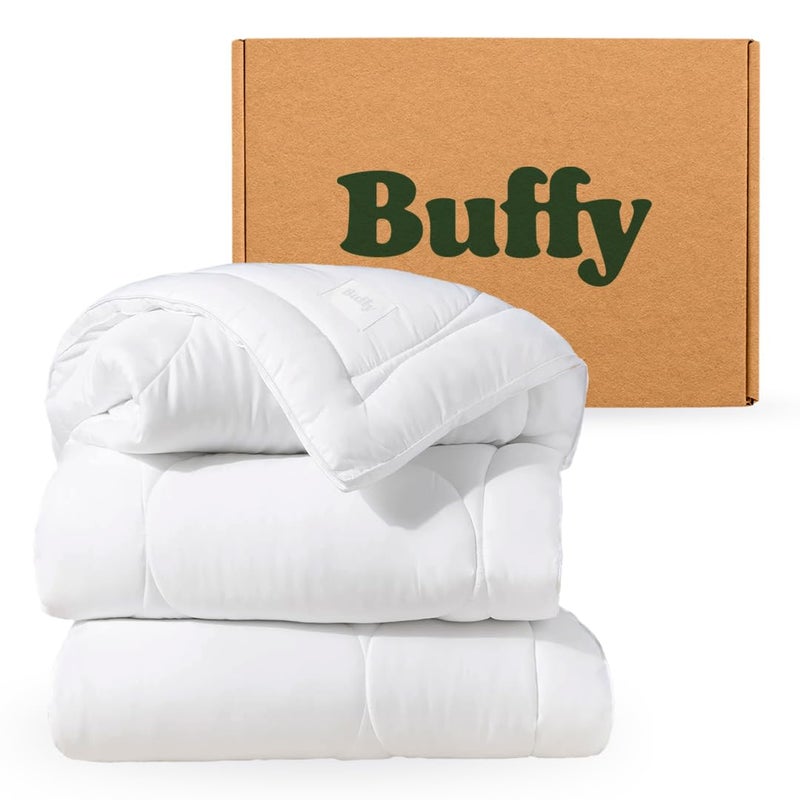 Buffy Cloud Comforter - Twin Comforter - Eucalyptus Fabric - Hypoallergenic Bedding - Twin/Twin XL - Image 1
